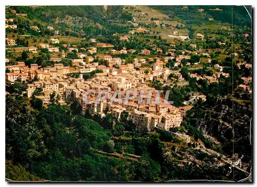 Moderne Karte Tourette sur Loup AM Vue generale du Village