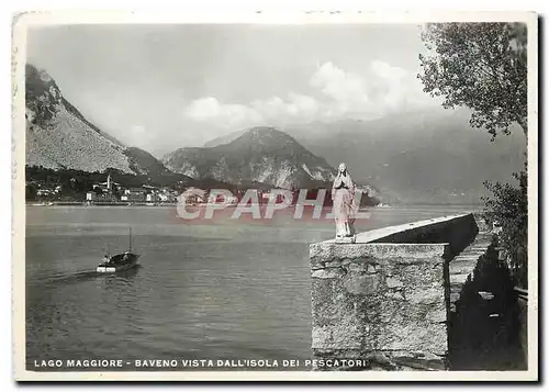 Cartes postales moderne Lago Maggiore Baveno von der Fischerinsel