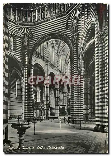 Moderne Karte Siena Interno della Cattedrale