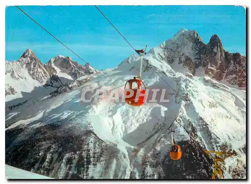 Moderne Karte La Conquete des Cimes Neigeuses Savoie