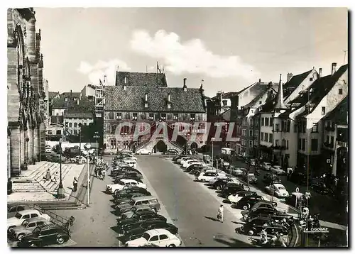 Cartes postales moderne Mulhouse Haut Rhin Hotel de Ville et Place de la Reunion