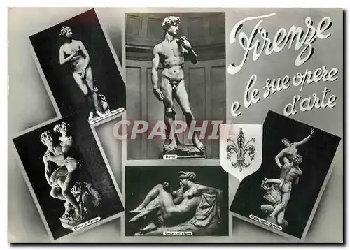 Cartes postales moderne Firenze e le sue opere d'Arte