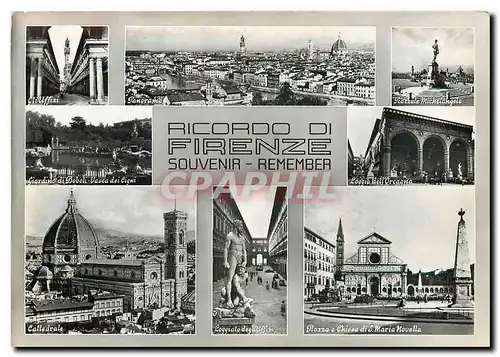 Cartes postales moderne Ricordo di Firenze Souvenir Remember