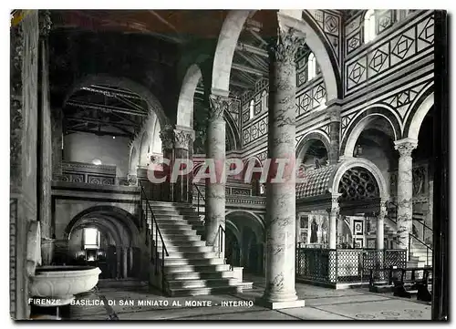 Cartes postales moderne Firenze Basilica di San Miniato Al Monte Interno