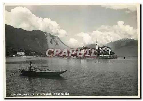 Cartes postales moderne Lago Maggiore Isola Pescatori e Superiore