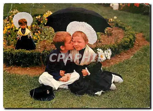 Cartes postales moderne La Cote d'Opale Jeunes enfants en costume regional