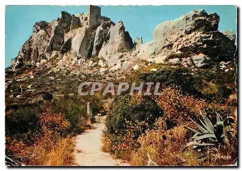 Moderne Karte Les Baux en Provence Le Roc des Baux