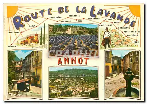 Cartes postales moderne Annot Alpes de Haute Provence Alt 705m