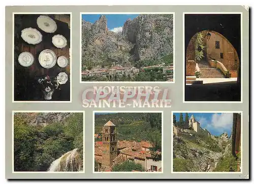 Cartes postales moderne Moustiers Sainte Marie Alpes de Hautes Provence Cite de la Faience perle de la provence