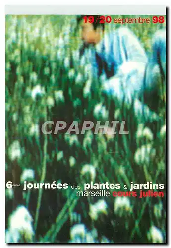 Cartes postales moderne marseille journees plantes jardins