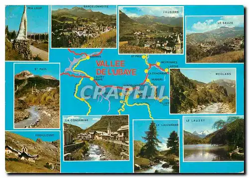 Cartes postales moderne Vallee de l'Ubaye (Alpes de Haute Provence)