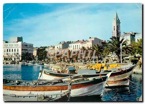 Moderne Karte Lumiere et Beaute de la Cote d'Azur Sanary Un coin du Port