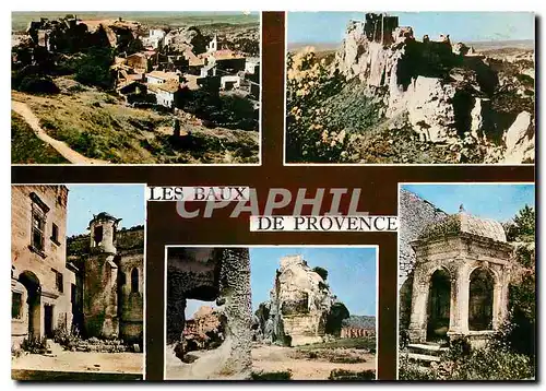 Cartes postales moderne Les Baux de Provence (Bouche du Rhone)Erosion Eolienne et les ruines