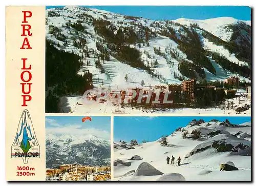 Cartes postales moderne Pra Loup (Alpes de Haute Prov) 1600 m 2500m la station d'Honore Bonnet