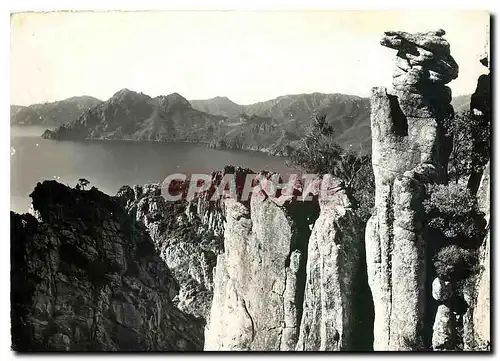 Cartes postales moderne La Corse Ile de Beaute Piana les Calanche et le Golfe de Porto