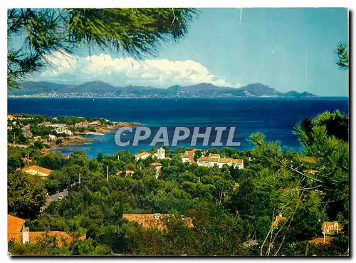 Moderne Karte Couleurs et Lumiere de France la cote d'Azur miracle de la nature les Issambres (Var) vue genera