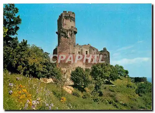 Moderne Karte Chateau de Tournoel (Puy de Dome)