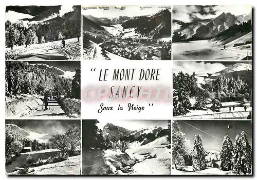 Cartes postales moderne Le Mont Dore Sancy Sous la neige