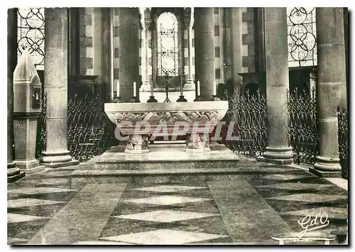 Cartes postales moderne L'Auvergne Eglise de la Bourboule le Choeur Autel Armoire Eucharistique et dallage par charlier