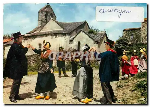 Cartes postales moderne L'Auvergne pittoresque et le Folklore Issoirien les aubades le matin de la fete a Ternant les Ea