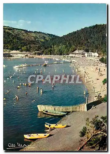 Cartes postales moderne Environs de Murol (P de D) La Plage du Lac Chambon (alt 877m