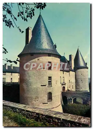 Moderne Karte L'Auvergne Pittoresque Chateau de Villeneuve Lembron