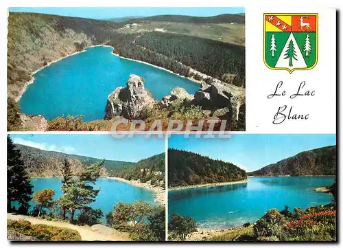 Moderne Karte Les Hautes Vosges Le Lac Blanc (Alt 1054 m)