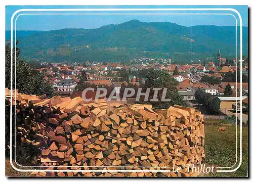 Moderne Karte Le Thillot (Vosges) Vue generale