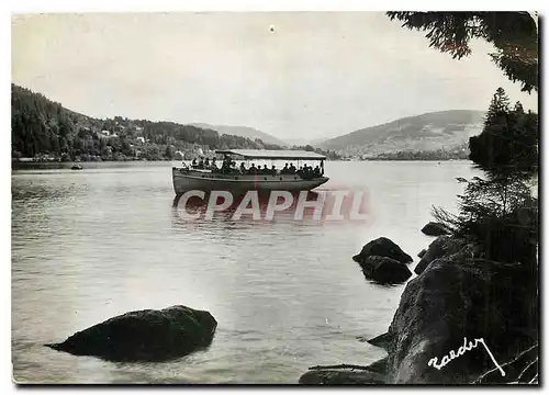 Moderne Karte Promenade sur le lac de Gerardmer Bateau