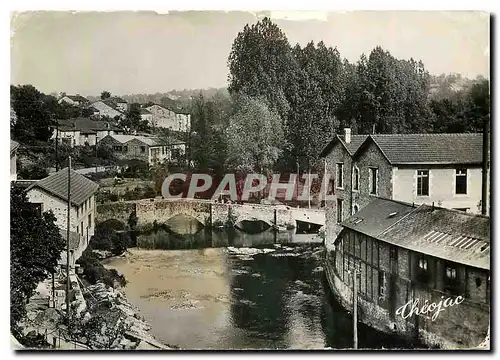 Moderne Karte Haute Vienne Bellac Pont de Pierre (XIIIe)