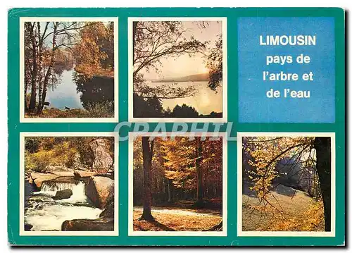 Cartes postales moderne Limousin Pays de l'arbre et de l'eau