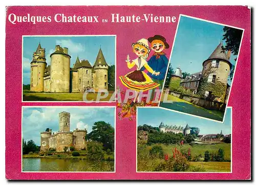 Moderne Karte Chateau en Haute vienne