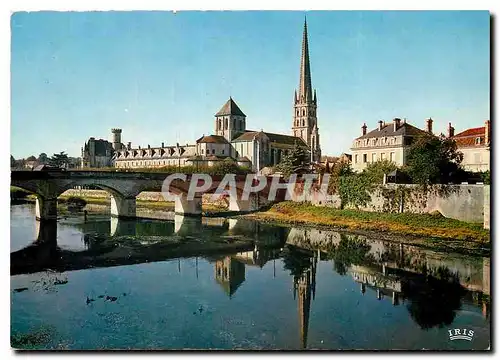 Moderne Karte Saint Savin (Vienne) Abbaye Benedictine XIe XIIe et XIVe s batiments abbatiaux XVIIe s