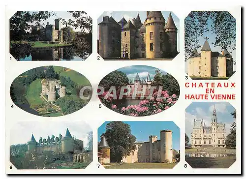 Moderne Karte Chateau en Haute Vienne