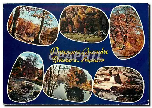 Cartes postales moderne Paysages cascades Rivieres en Limousin