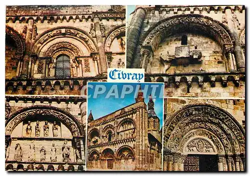 Cartes postales moderne L'Art Roman a Civray (Vienne) Eglise St Nicolas (XIIe s)