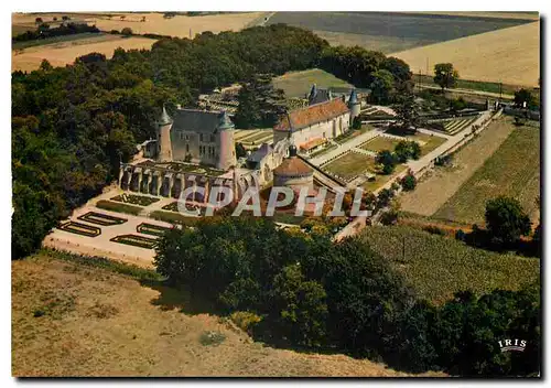 Moderne Karte La Vienne Vue du Ciel Saint Geaorges les Baillargeaux Le chateau de Vayres