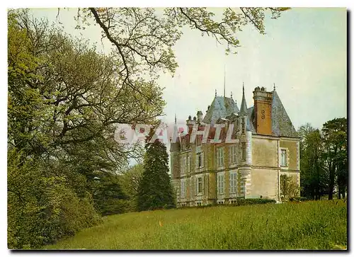 Moderne Karte La Vienne Touristique aux environs de Charroux le chateau de la roche