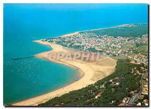 Moderne Karte France Vue du Ciel la tranche sur Mer (Vendee)situee sur la cote de Lumiere