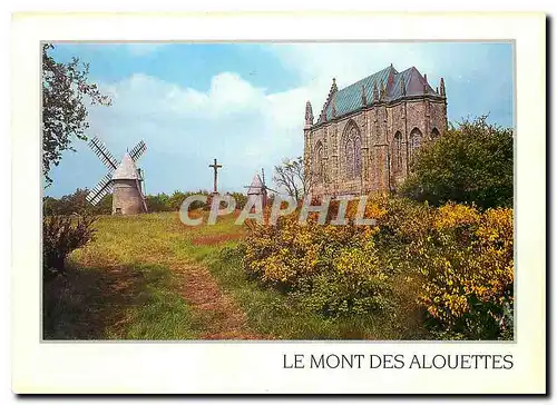 Moderne Karte Les Herbiers (Vendee) Moulins a vent du Mont des Alouettes (I M H)