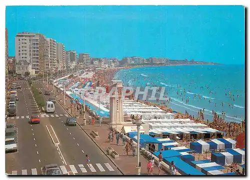 Moderne Karte Les Sables d'Olonne (Vendee) La Plage