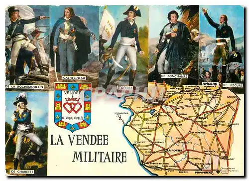 Moderne Karte La Vendee Militaire