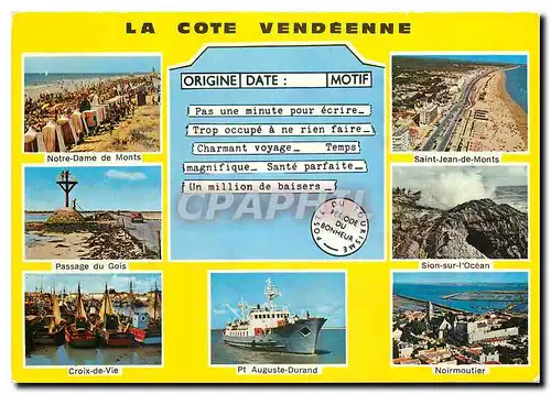 Cartes postales moderne La Cote Vendeenne