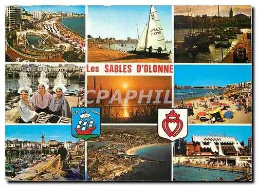 Cartes postales moderne La Vendee Touristique les Sables d'Olonne