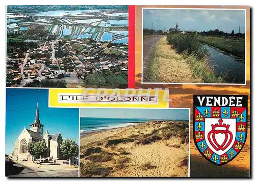 Cartes postales moderne L'Ile d'Olonne (Vendee) Vues diverses