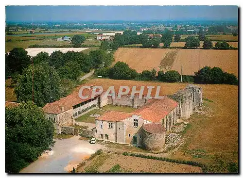 Cartes postales moderne Abbaye Notre Dame de la Grainetiere Les Herbiers (Vendee) Vue generale aerienne