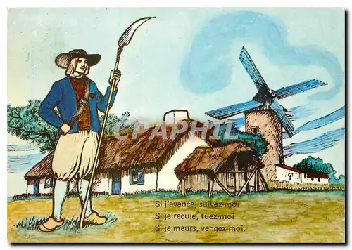 Cartes postales moderne Le Marais au temps ses Guerres de Vendee Costumes des Chouans