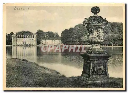 Moderne Karte Chateau de Beloeil Le Chateau vu de la place d'eau