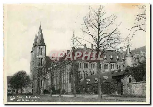 Cartes postales moderne Abbaye de Maredsous Vue du Sud Ouest