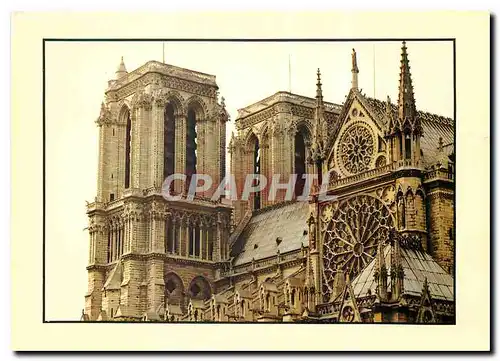 Cartes postales moderne Paris Notre Dame de Paris Perspective sud Tours et Transept